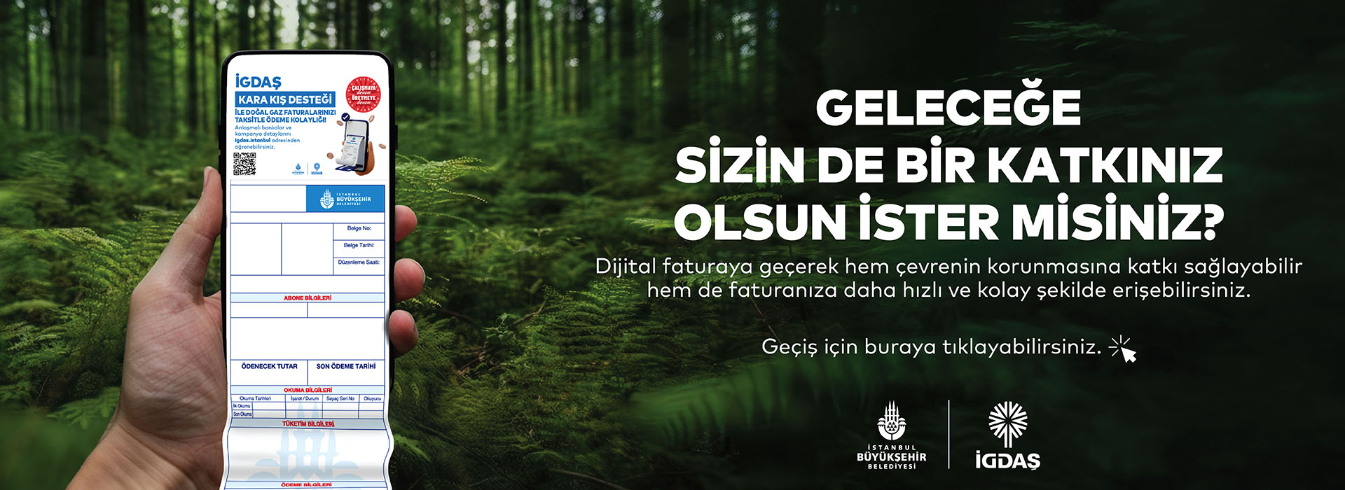 Geleceğe sizin de bi katkınız olsun ister misiniz? Dijital Fatura Geçiş